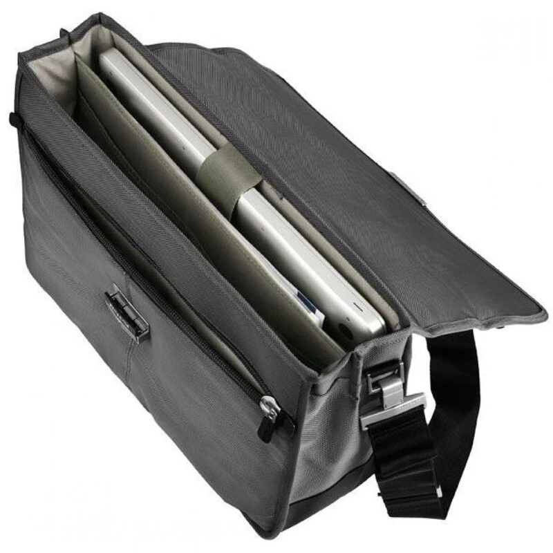 Бизнес компютърна чанта с две прегради  Avior за 16 инча лаптоп, сив цвят